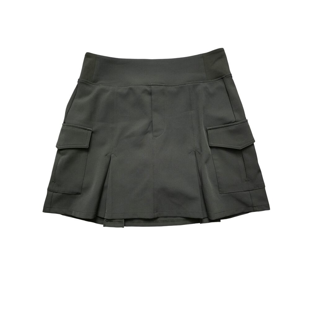 Athleta Endless High Rise Cargo Skort Aspen Olive Green Activewear Size 4